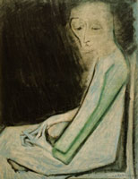 Figure de femme aux mains jointes, 1945